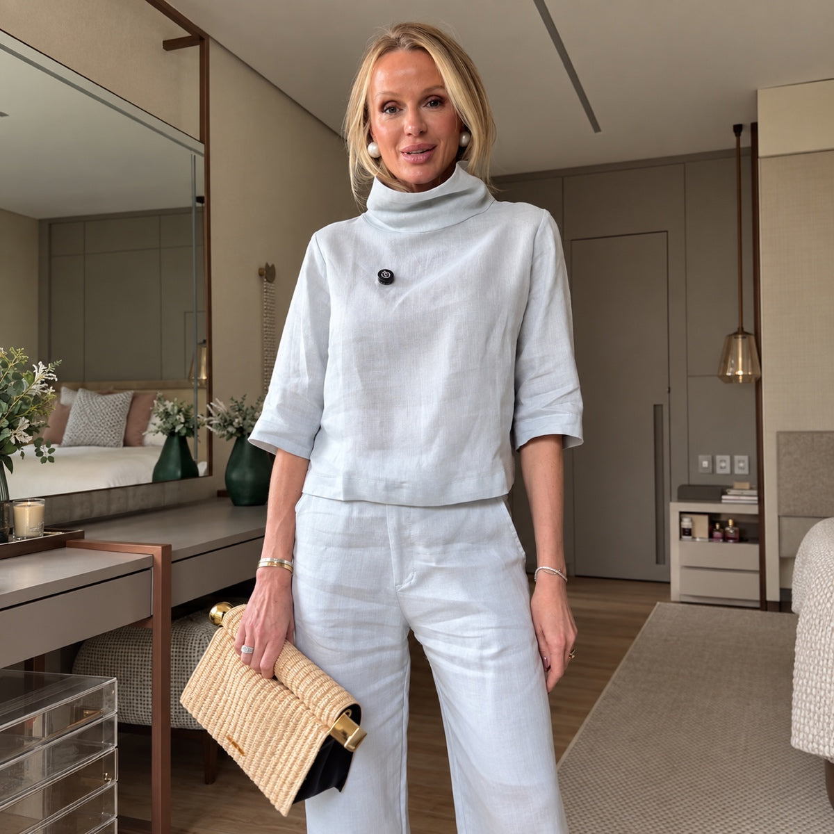 Conjunto 100% Linho Look