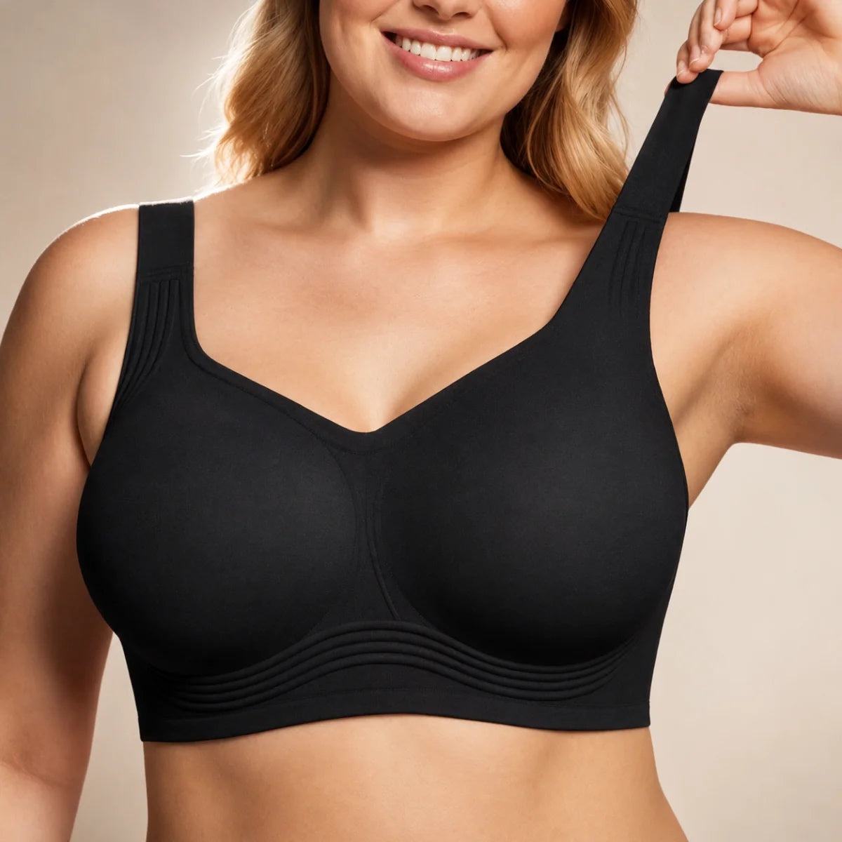 Kit 3 Sutiãs Luna Comfort™ - Efeito Invisível e Zero Marcas