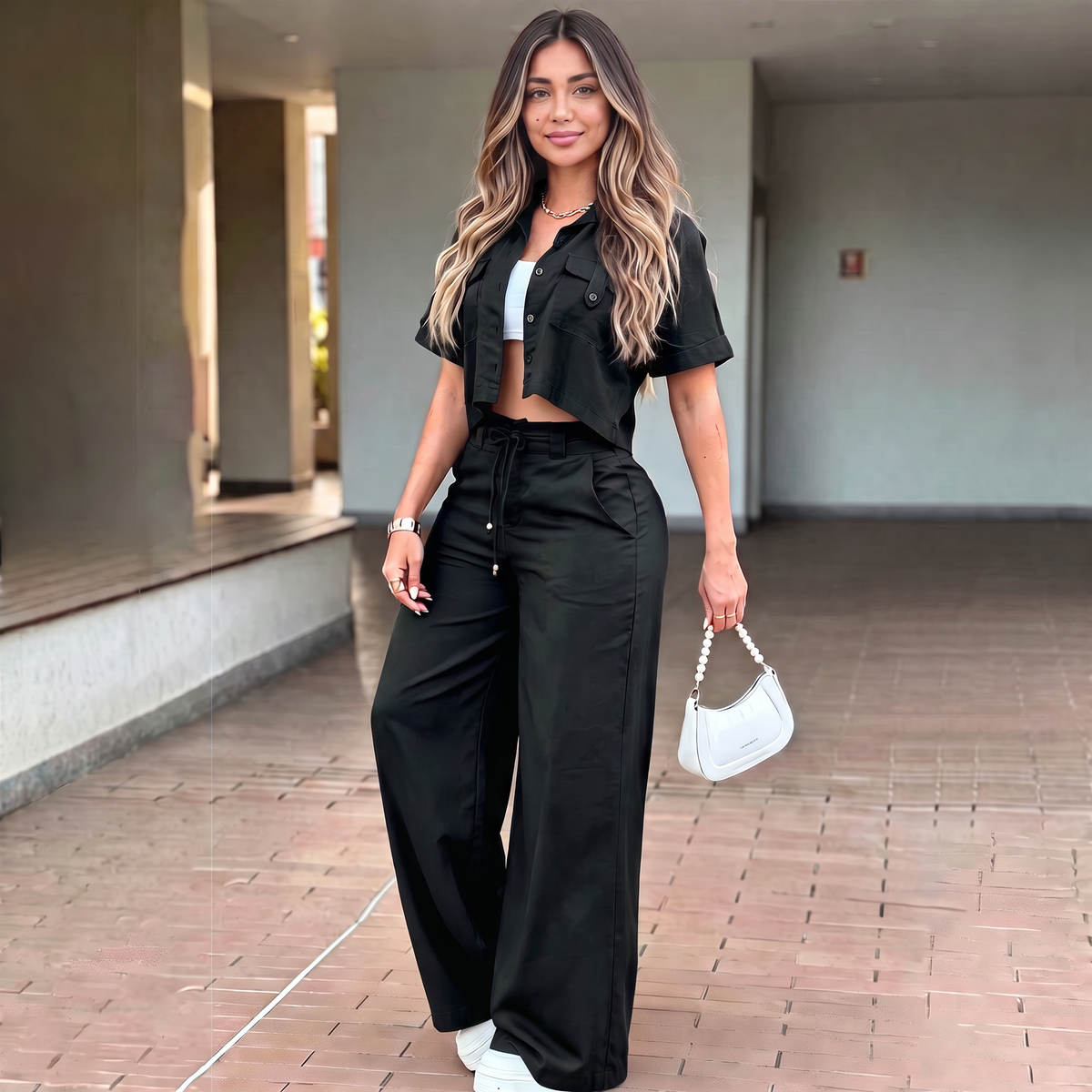 Conjunto Casual Feminino Zara